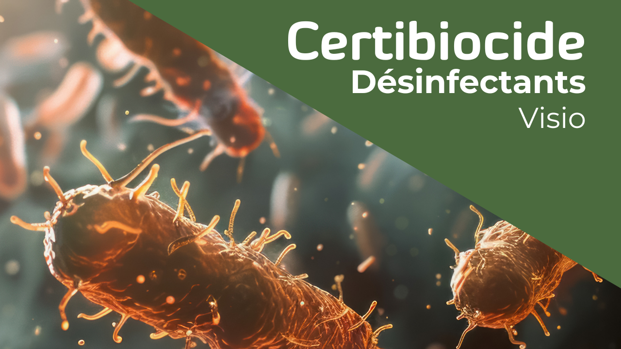 Représentation de la formation : Certibiocide - 1 jour - Désinfectants - Visio