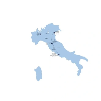 tourhub | Insight Vacations | Italian Intermezzo - Small Group, Winter | Tour Map