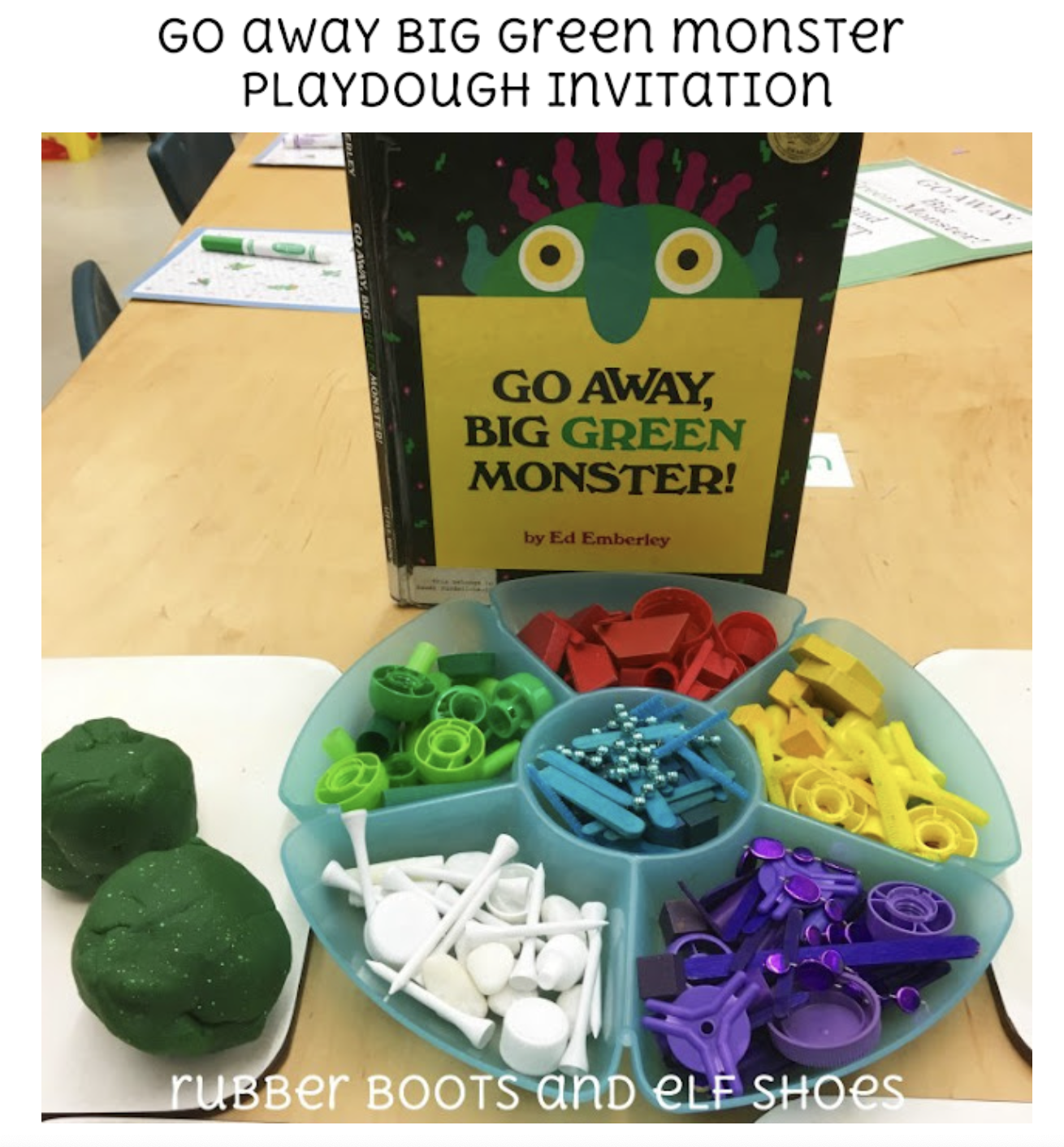 Go Away Big Green Monster Activities for Toddlers and Preschoolers