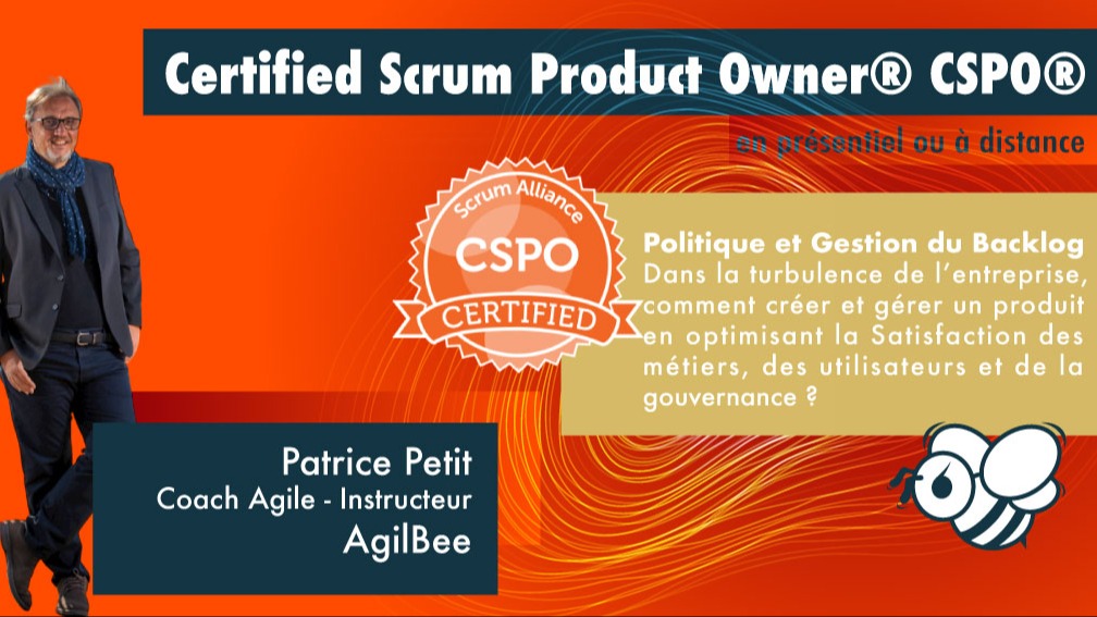 Représentation de la formation : Certified Scrum Product Owner®