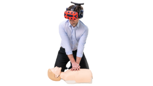 Représentation de la formation : 1-3-4 PSRV - La formation au Premiers Secours en Réalité Virtuelle