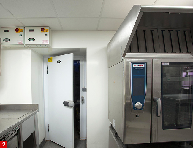 Foster Refrigerator cabinets at Lympstone Manor