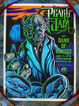 Pearl Jam Concert Poster by Methane Studios (SOLD OUT)