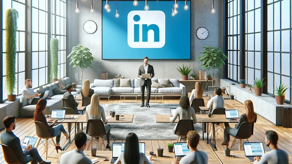 Représentation de la formation : Comment prospecter avec Linkedin ? 