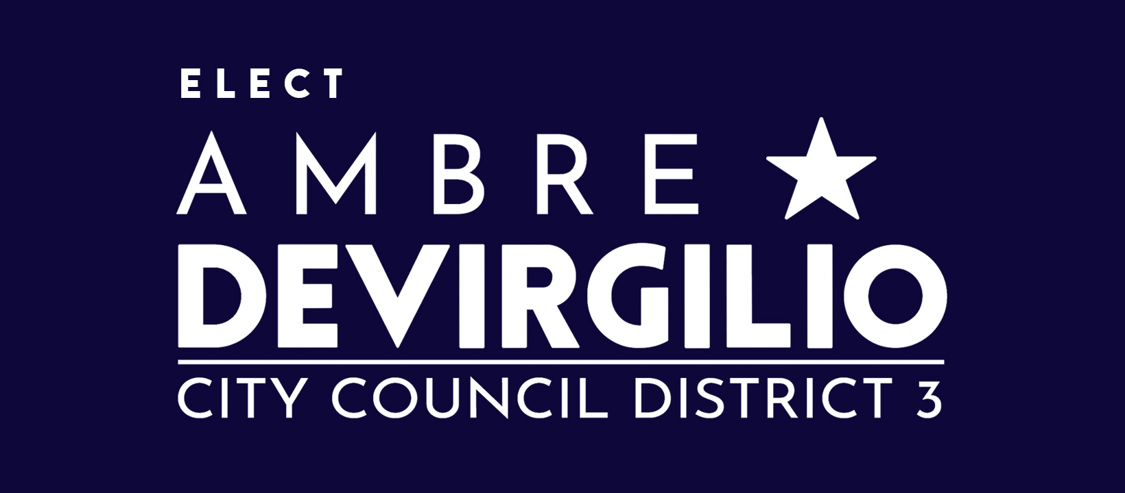 Ambre DeVirgilio for City Council Campaign Committee logo