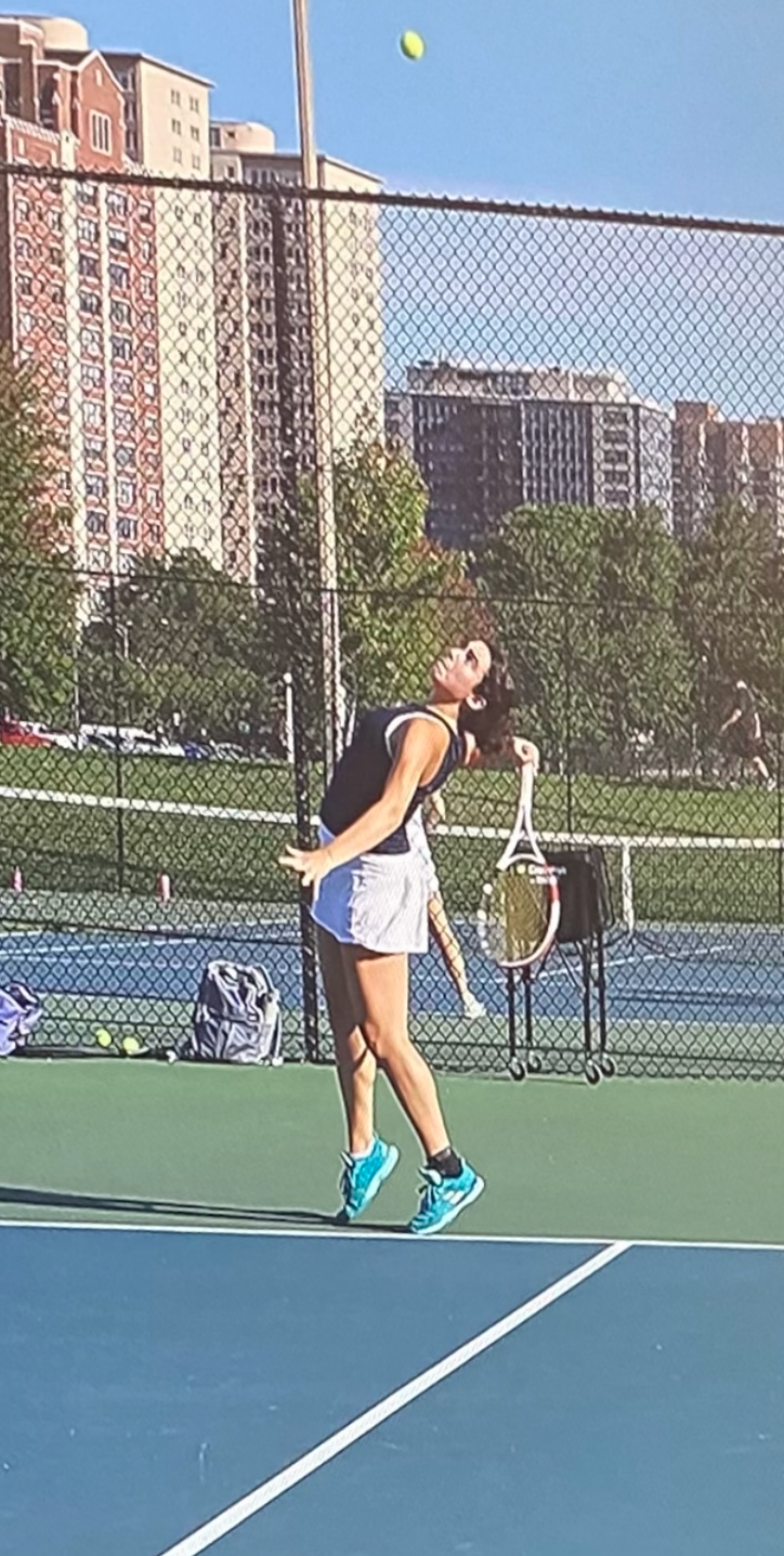 Mia B. teaches tennis lessons in Chicago, IL
