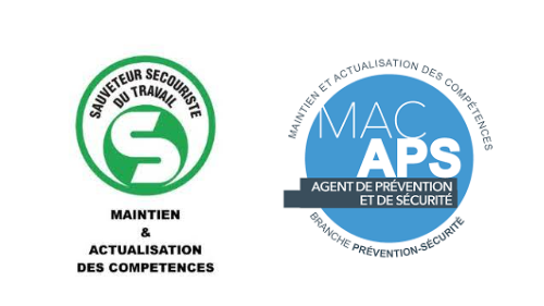 Représentation de la formation : Maintien et Actualisation des Compétences d'Agent de Prévention et de Sécurité - MAC APS / MAC SST