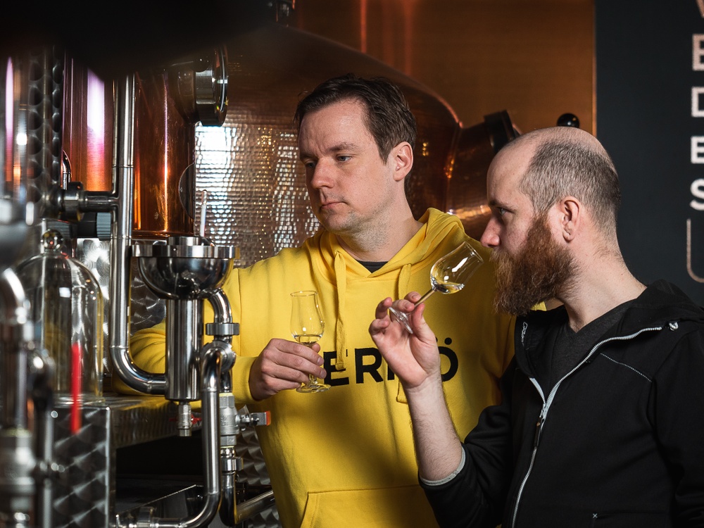 Jon Hillgren and Johan Wester, creating world's best gin.