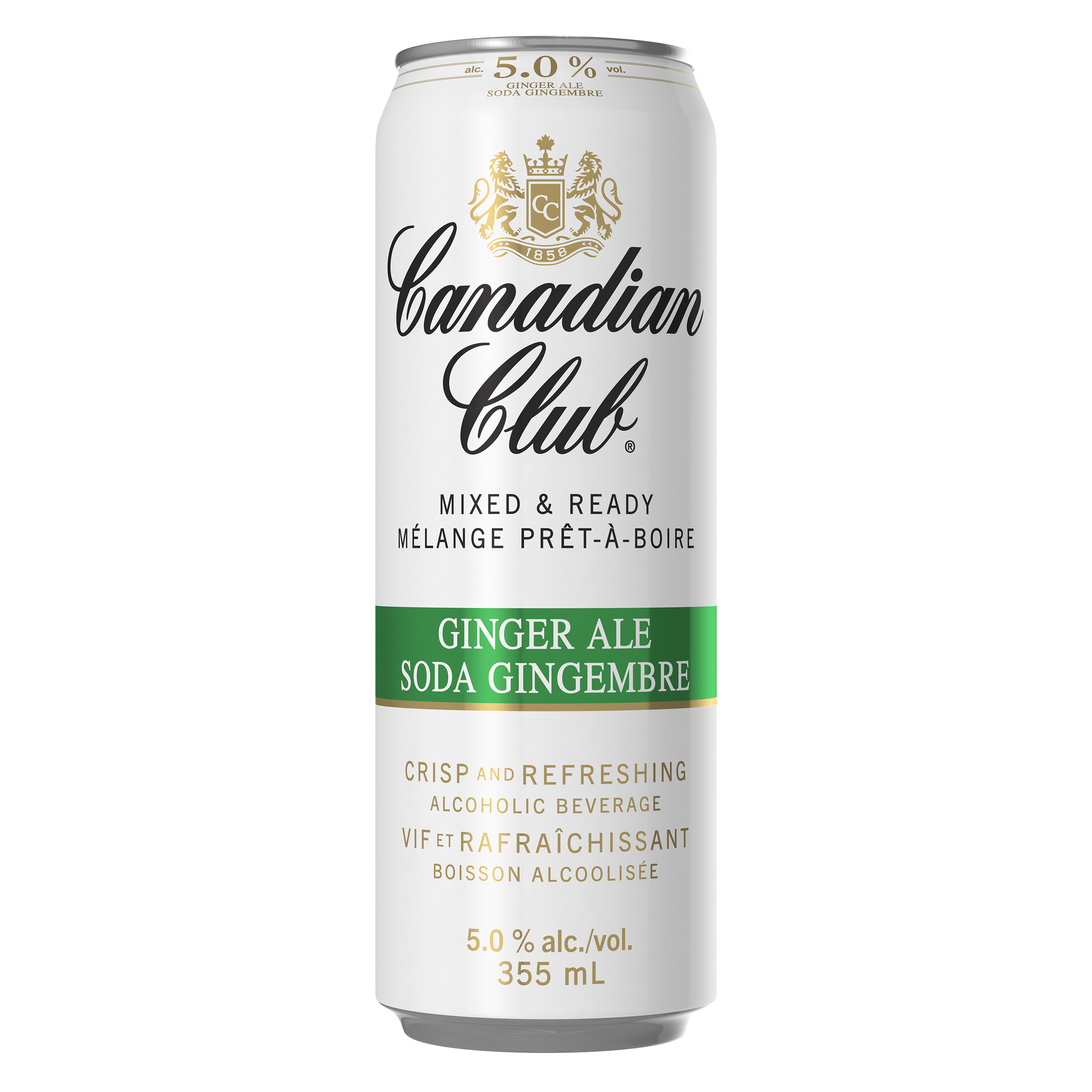 CANADIANCLUB®がカナダで新しいCC＆GINGER ALE MIXED＆READYRTDを発表