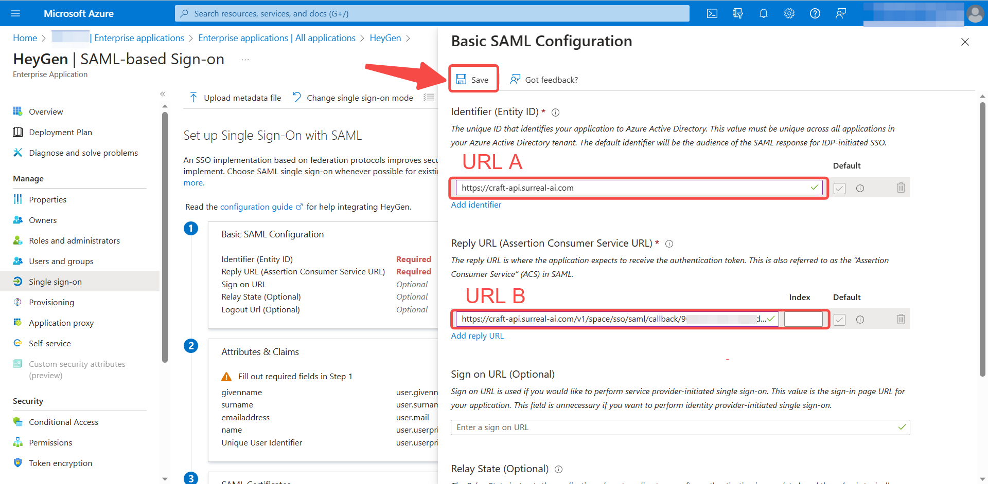 HeyGen SSO Tutorial (Azure)