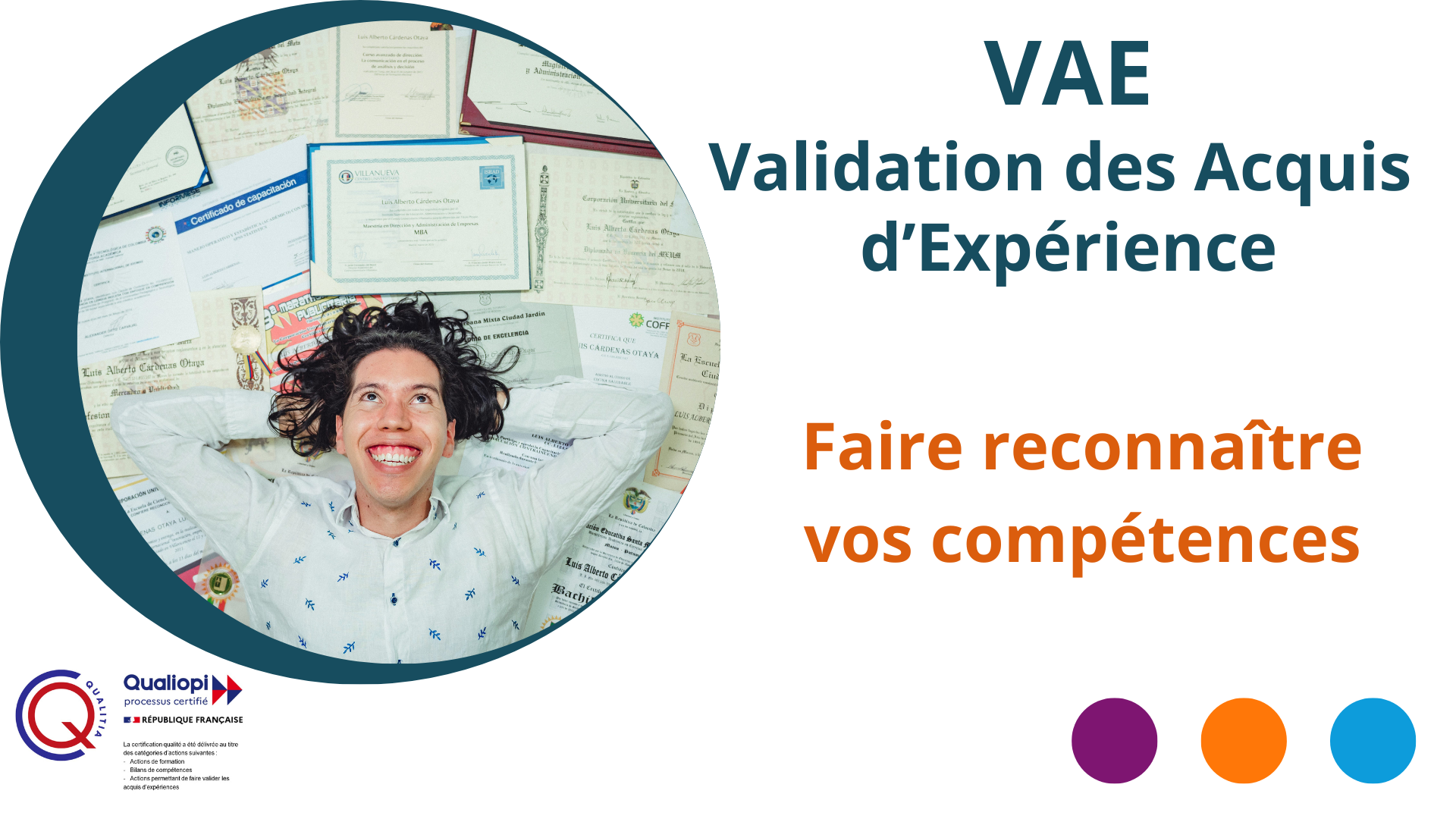 Représentation de la formation : VAE - Validation des Acquis d'Expérience - Diplôme d'Etat Educateur jeunes enfants - DEEJE