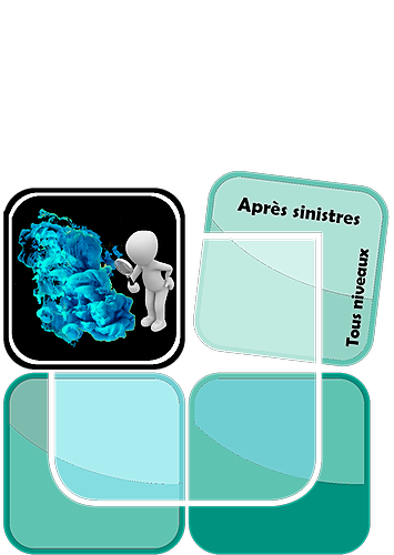 Représentation de la formation : La fumées et ses résidus (suies)