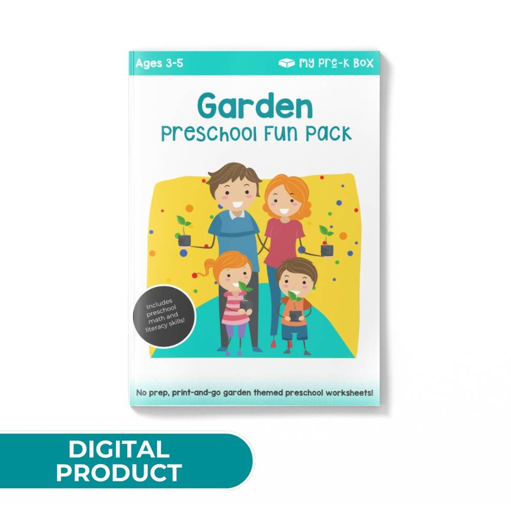 PRINT AT HOME: Garden Preschool Fun Pack