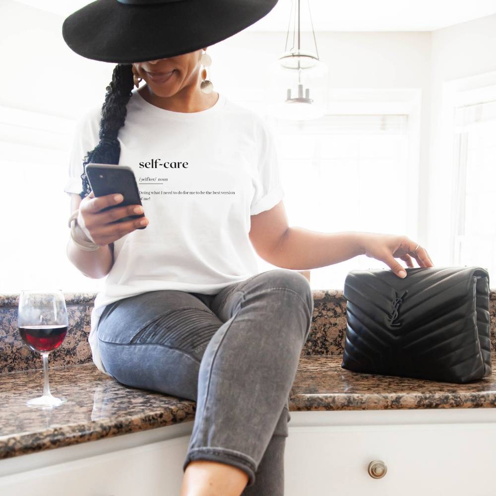 Self Care Definition SS Shirt (WHT)