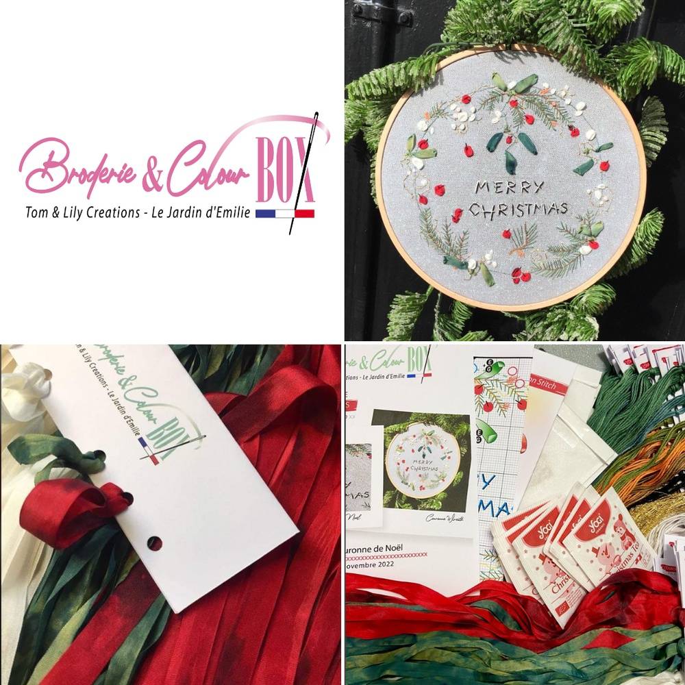 Broderie & Colour Box : Christmas Wreath