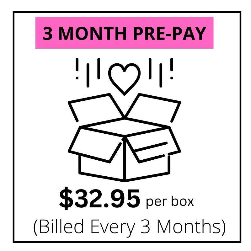 3 Month Pre-Pay Box