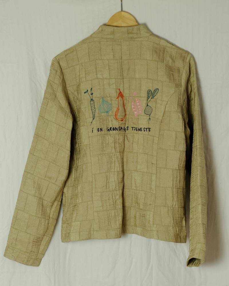 Recycled patchwork jakke