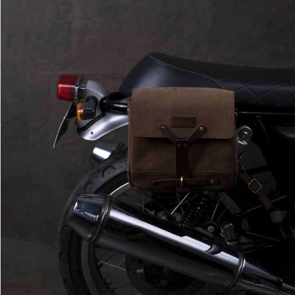 Trip Machine Leather Messenger Bag