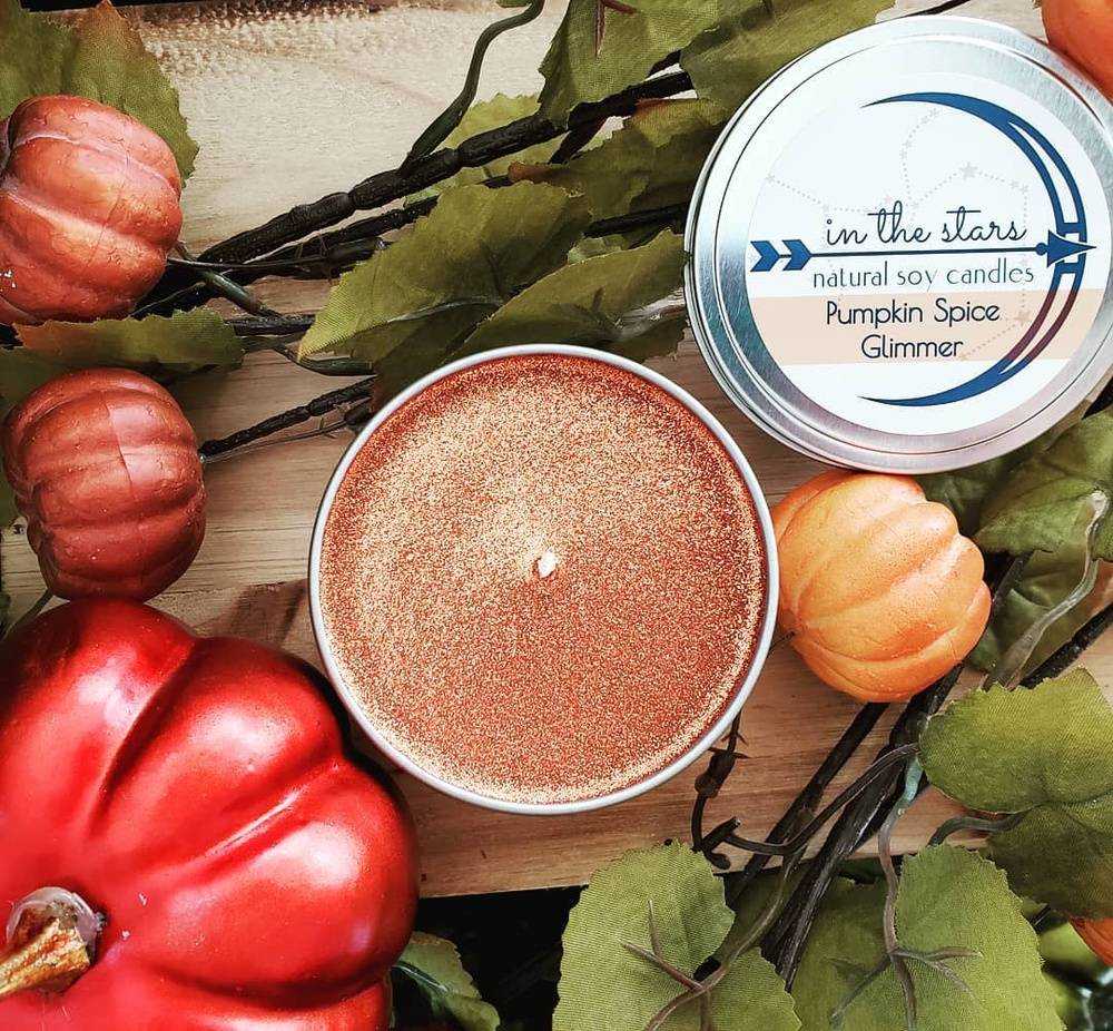 Pumpkin Spice Glimmer Soy Candle