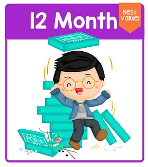 12 month: 1 sibling pack