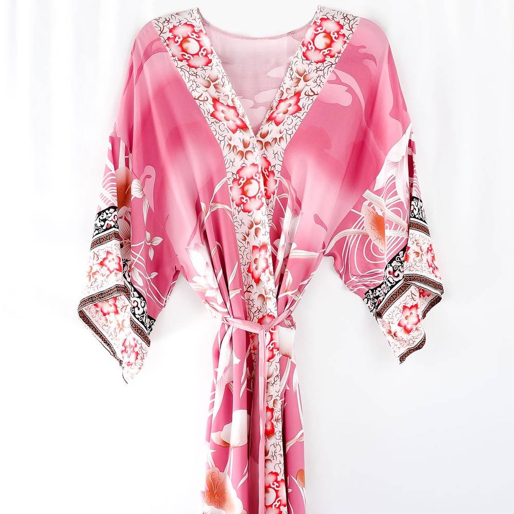 Spa Day One Size Kimono (Pink)