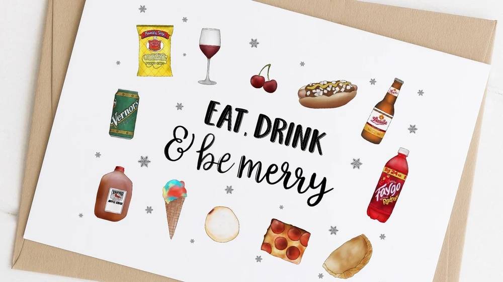 Christmas Card: Det/MI Eat, Drink and Be Merry
