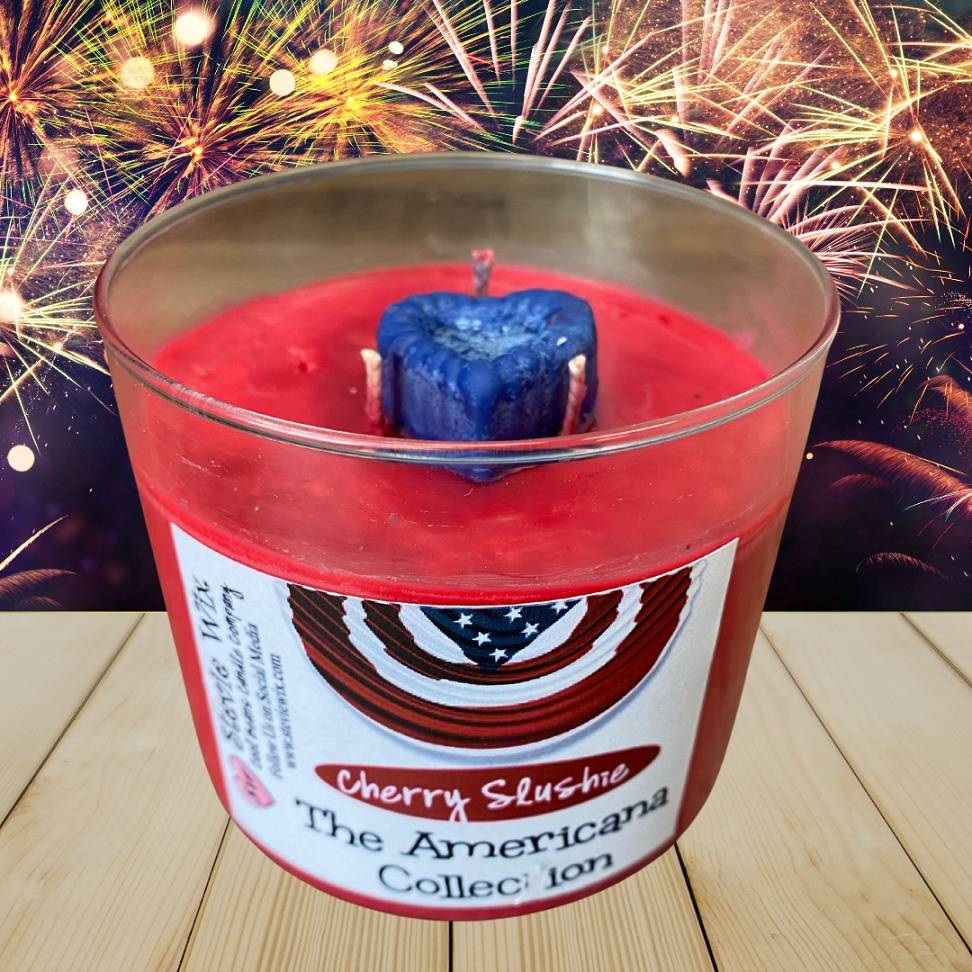 Americana Red Candle