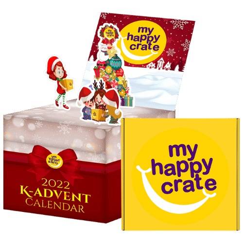 ATEEZ K-Advent Calendar 2022 + Regular Happy Crate Subscription Gift Set