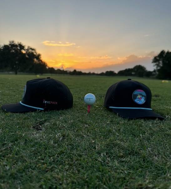 "Golf's A Beach" Snap Back Golf Hat