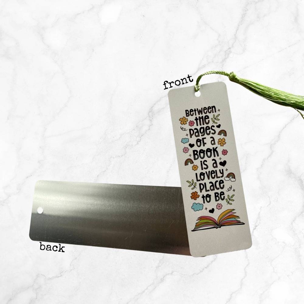 Between The Pages Metal Bookmark Bookish Gift