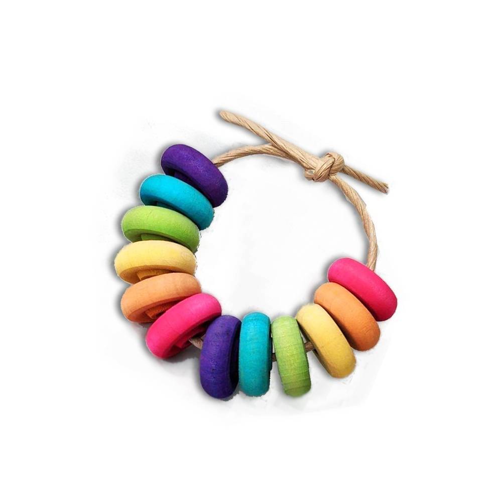 Colorful Bracelet Toss and Chew