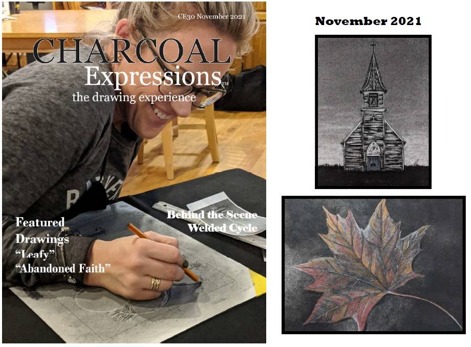 November 2021 Charcoal Drawing Kit w/PDF