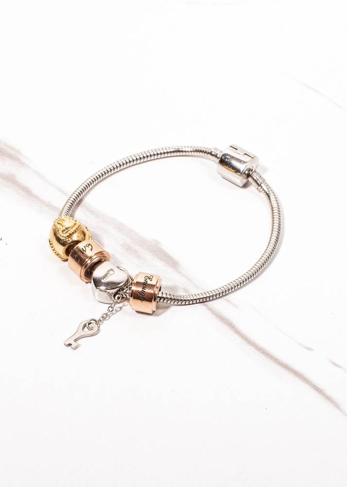 The Intentional Charmed Bracelet - Enough Engraved