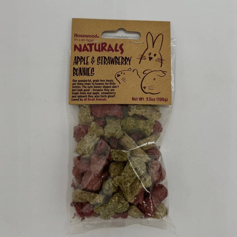 Rosewood Naturals Apple and Strawberry Bunnies