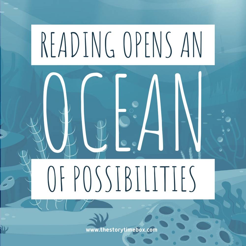 Sticker - Reading Opens an Ocean