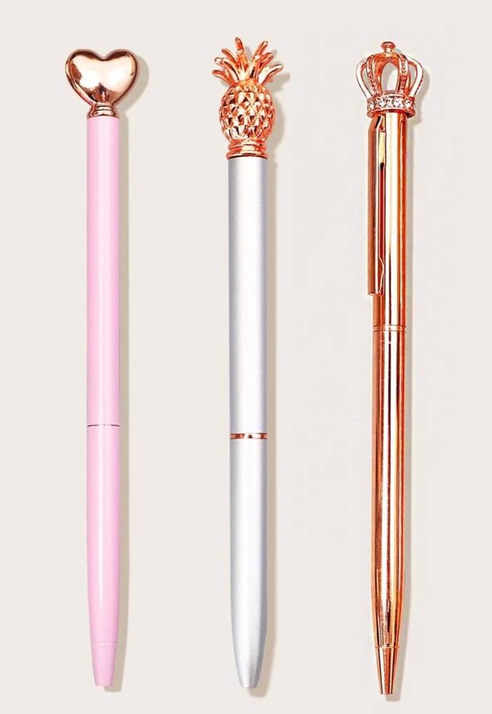 Crown Pink Gold Planning Pen