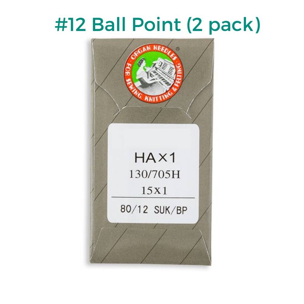 #12 Ball Point Needles (2 pack)