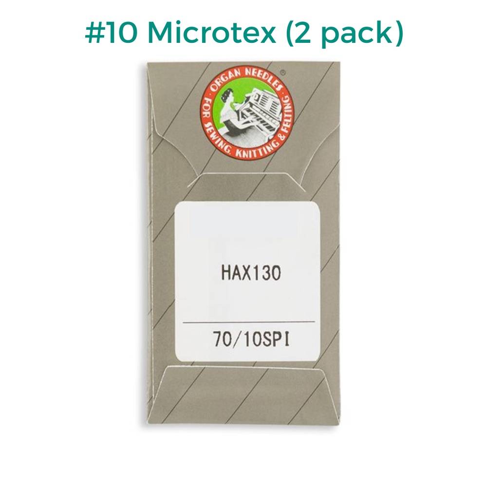 #10 Microtex Needles (2 pack)