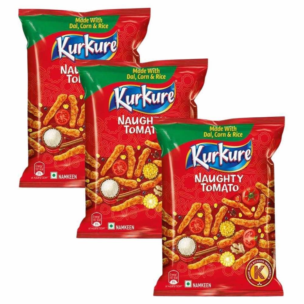 3-pack Kurkure Spicy Tomato chips