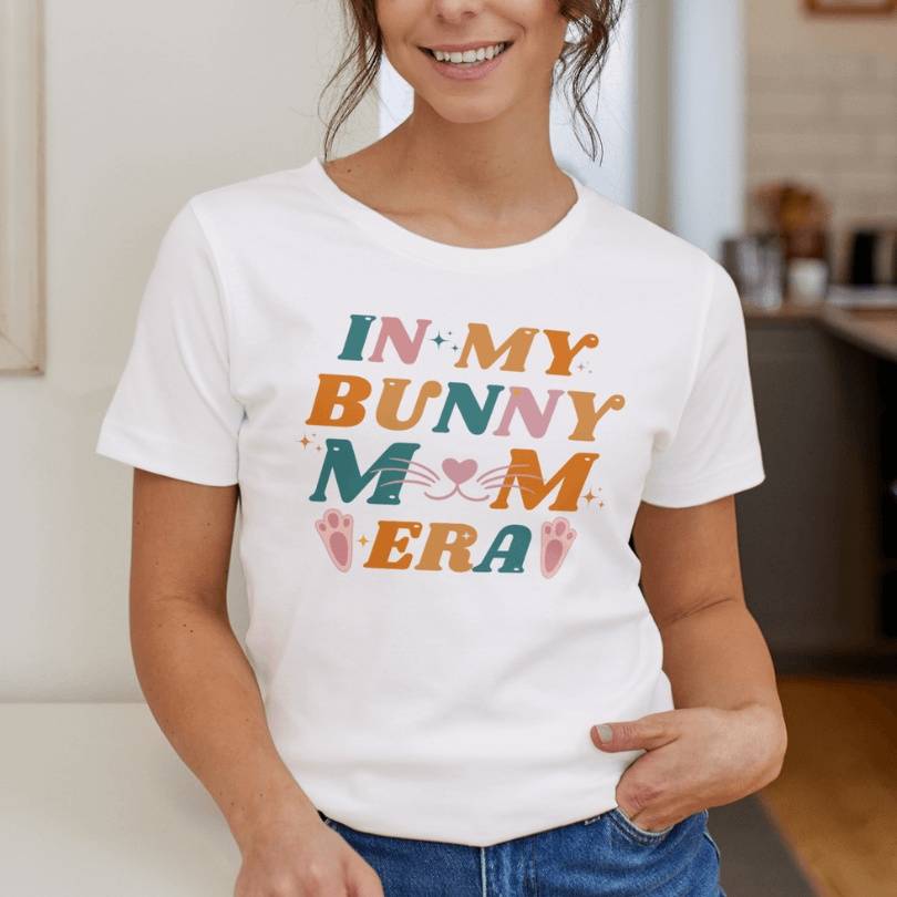 'In My Bunny Mom Era' T-Shirt for Rabbit Mom