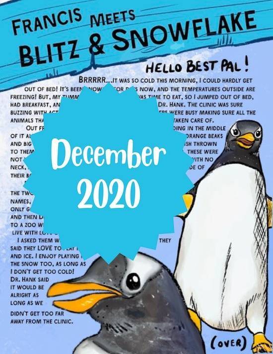 Blitz and Snowball the Penguins