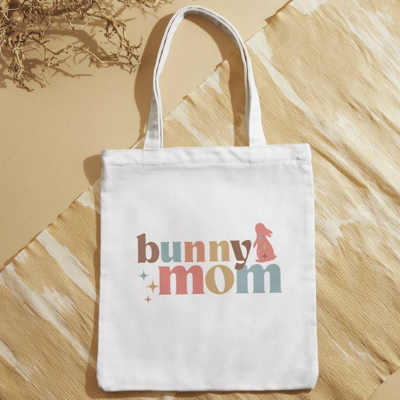 'Bunny Mom' Tote Bag