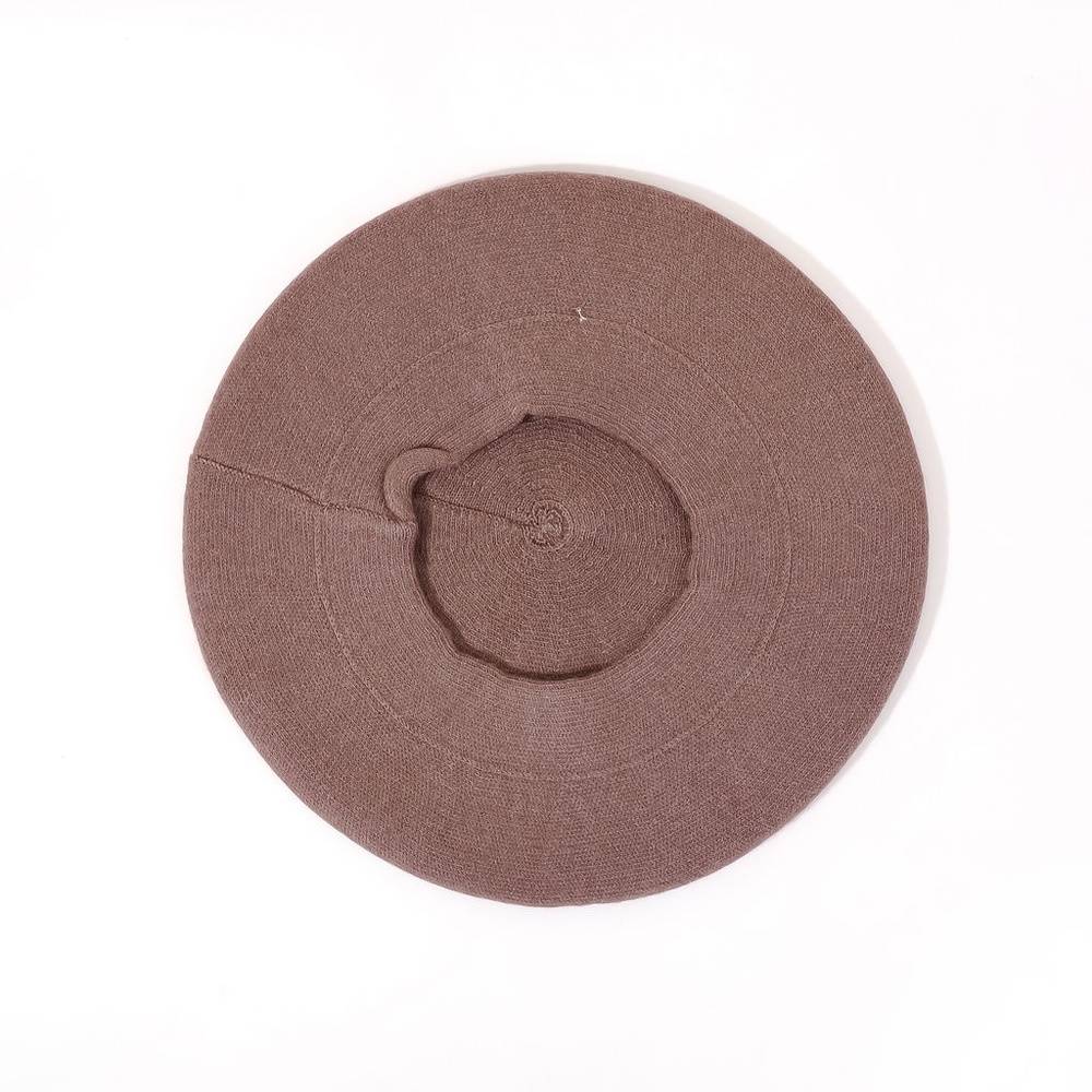Chic Cashmere Blend Beret (Taupe)