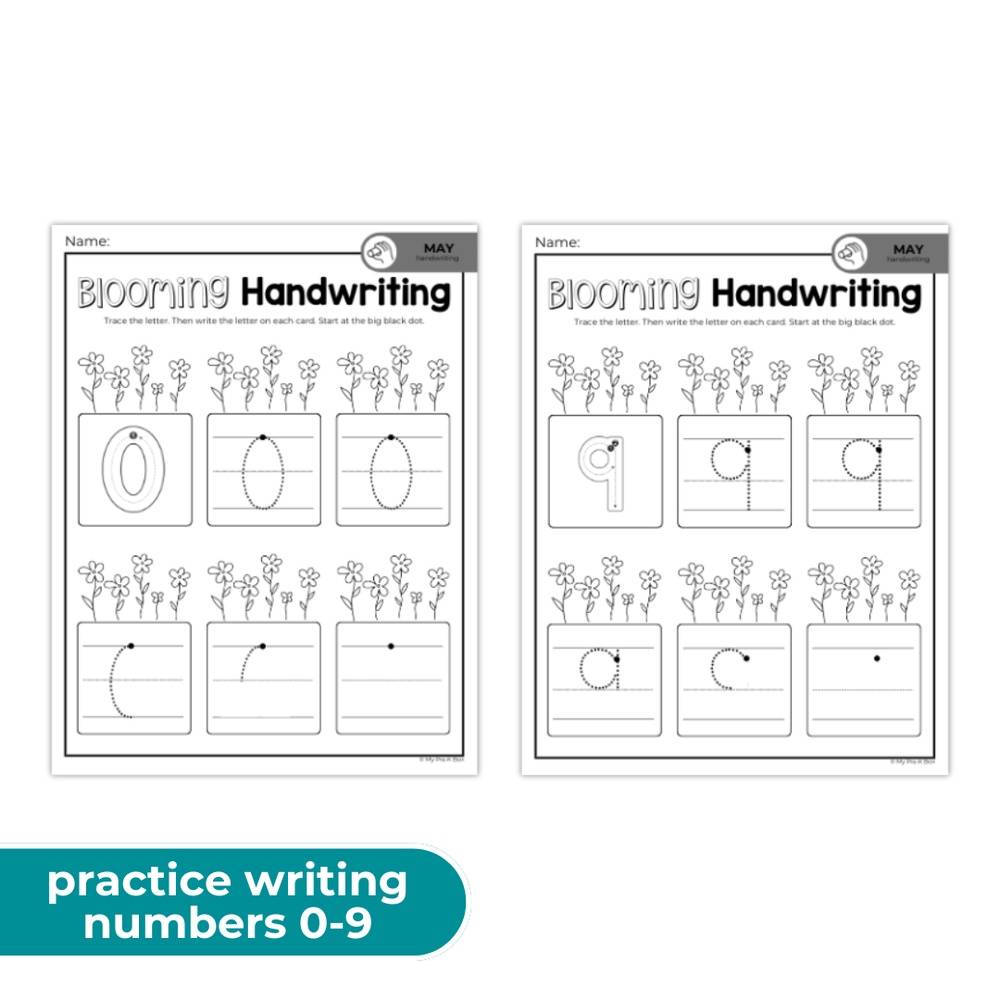 PRINT-AT-HOME: May Handwriting Workbook