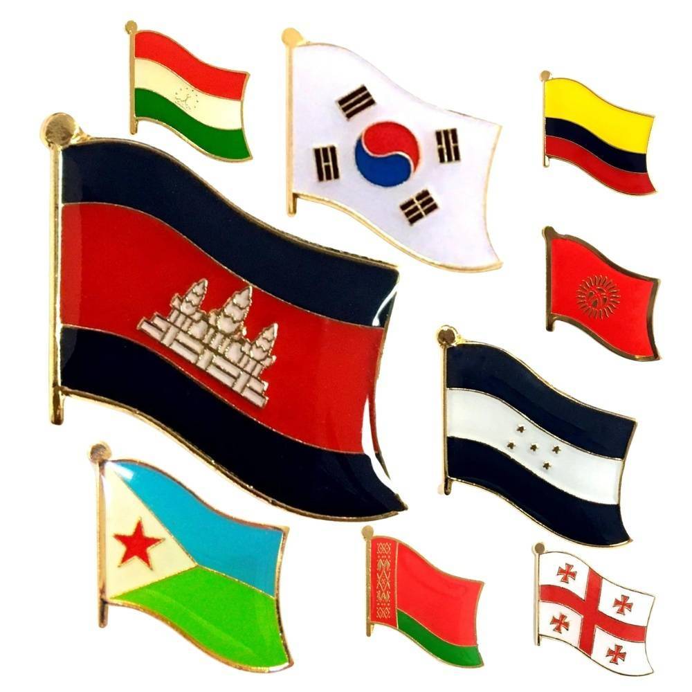 World Flag Lapel Pins