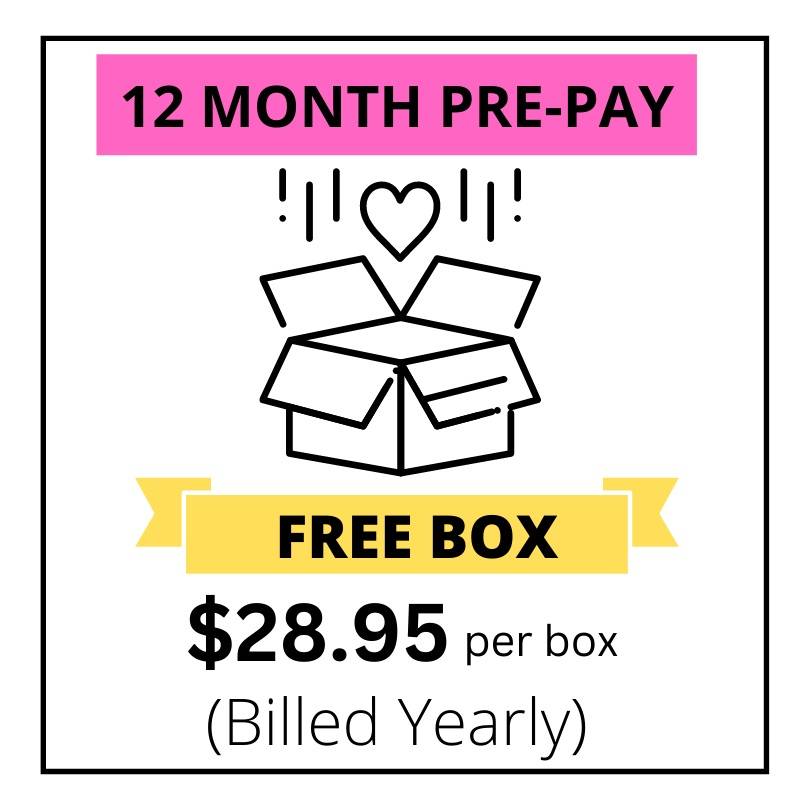 12 Month Pre-Pay Box