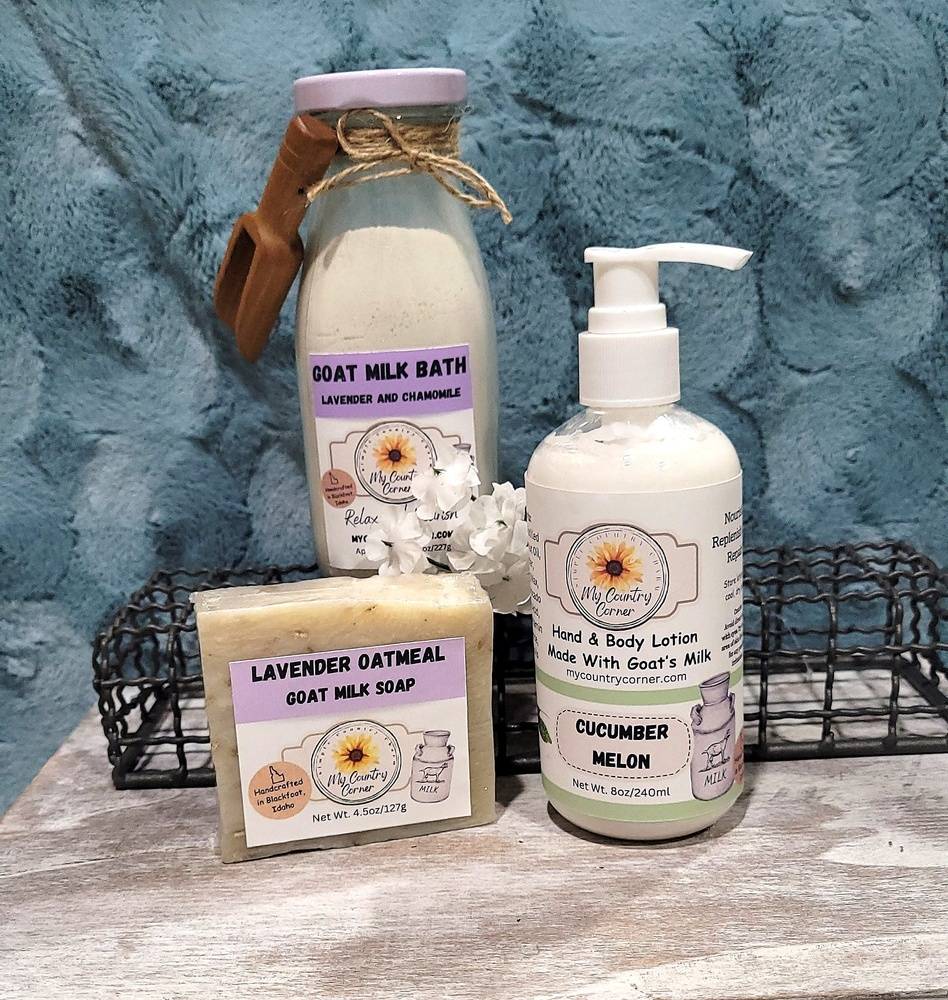 Soap, Lotion, and Milk Bath Salts