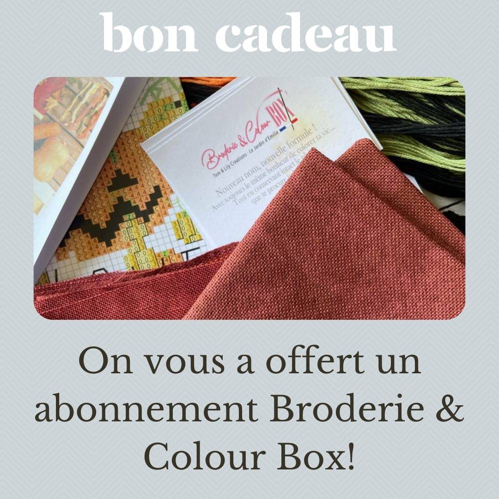 Broderie & Colour Box Bon Cadeau