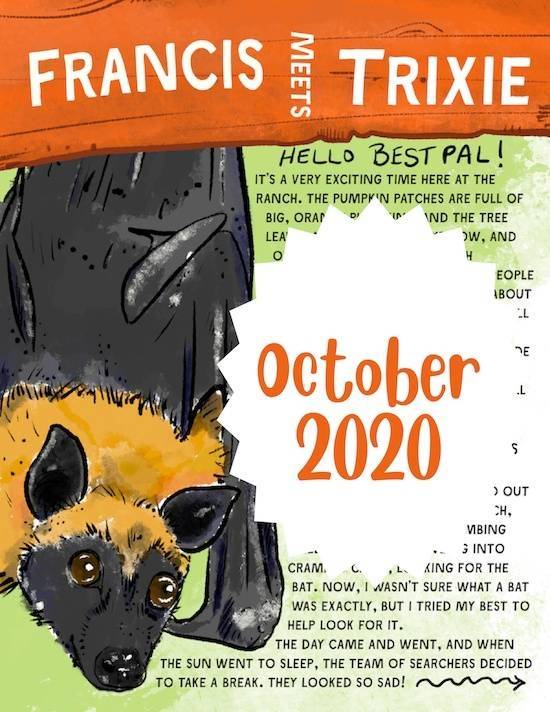 Trixie the Fruit Bat