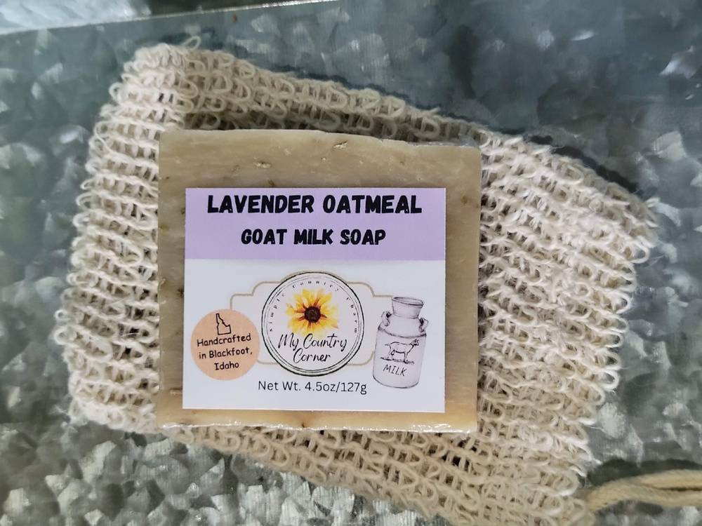Lavender & Oatmeal Goat Milk Soap